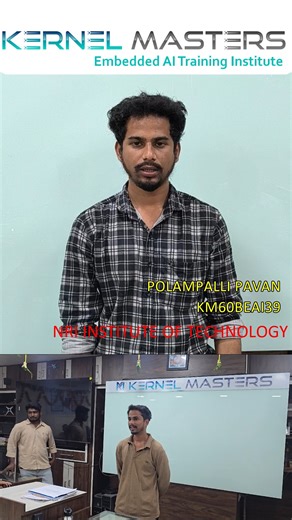 Kernel_Masters on Instagram: "🎉 Placement Success at Kernel Masters 🎉 Heartiest congratulations to Polampalli Pavan on being placed at Rayden Technologies 🚀 This milestone showcases his solid technical foundation, consistent effort, and passion for Embedded Systems & Artificial Intelligence. At Kernel Masters – Embedded AI Training Institute, we are proud to mentor and prepare future-ready professionals for the tech industry. Wishing Polampalli Pavan a successful and rewarding career journey
