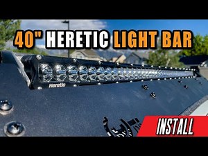 HERETIC STUDIO 40" Light Bar on 2020 Tacoma | INSTALL | #tacoma #toyota #hereticstudio