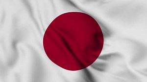 Download Japan Waving Flag Realistic Animation Video for free