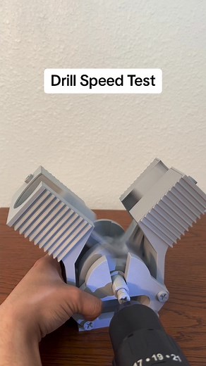 Fully 3D printed engine, drill speed test. What should I do next? - #3dprinting #mechanic #mechanical #engineering #3ddesign #fusion360 #vtwin #engine #engines #3dmodeling #bambutiful #bambulabp1p #3dprint #3dprintlife #pistonaddictz #v8