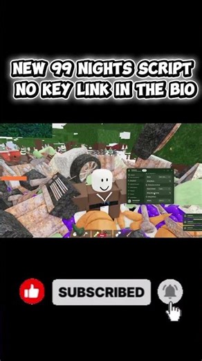 New Roblox 99 Nights In The Forest Script With Admin Commands#99nightintheforest#roblox #robloxusa