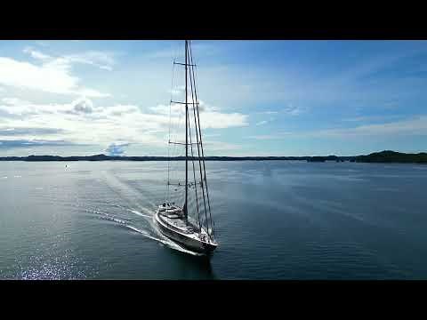 M5, the largest single-masted sailing yacht in the world