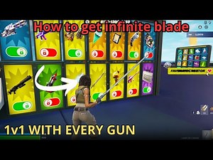 SECRET 1v1 With EVERY GUN on HIVE Map in Fortnite Creative – How to get infinite blade