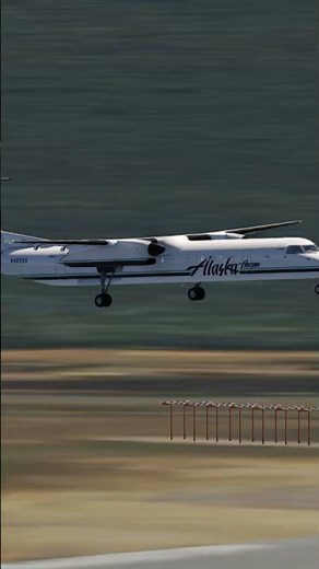 Aerofly FS Global | Alaska Airlines Q400 Landing at New York Airport 🛬 | Ultra Realistic Flight Sim