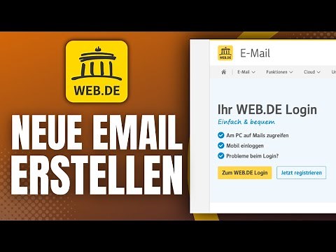Web.de anmelden - Neue Email Adresse erstellen (Simple)