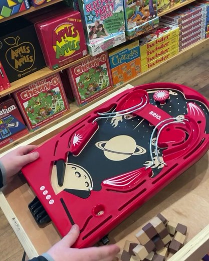 Check out this awesome Pinball game from Brio...a classic, vintage, Arcade-Style Tabletop Game for Kids and Adults Ages 6 and Up! | Goose Gang