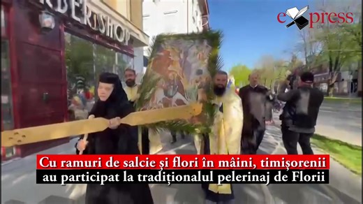 Cu ramuri de salcie și flori în mâini, timișorenii au participat la tradiționalul pelerinaj de Florii | Express de Banat