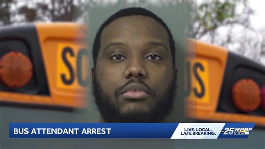 Palm Beach County school bus attendant arrested on child molestation charge