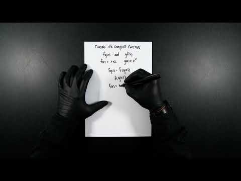 How to Find the Composite Function of Two Functions fg(x) & gf(x)