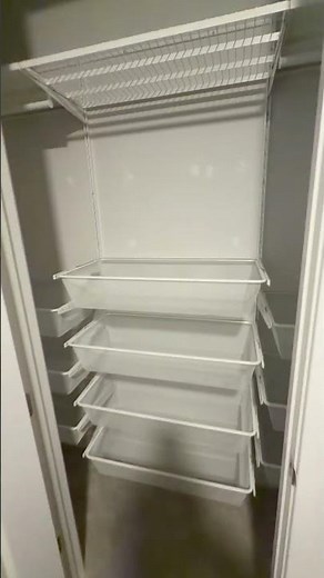 Small Closet Transformation 🔥 Builder Closet to Custom Storage