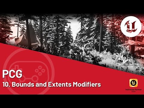 Unreal Engine 5 Tutorial - PCG - 10. Bounds and Extents Modifiers