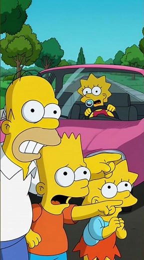 Maggie Drives Homer's Car! Funniest Simpsons Chaos Ever