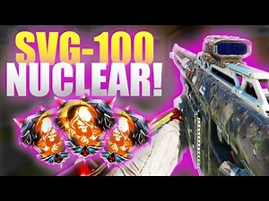 FLAWLESS SVG-100 NUCLEAR! - Black Ops 3 Sniping "Nuked Out" - (Black Ops 3 Nuclear With Every Gun)