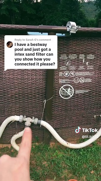 Replying to @SaraA-G #intextpool #pumphookup | intex pool