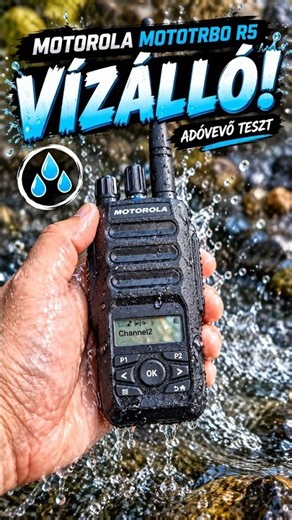 A Motorola MOTOTRBO R5 IP67 por- és vízállósági minősítéssel rendelkezik - Anico Adóvevő Shop