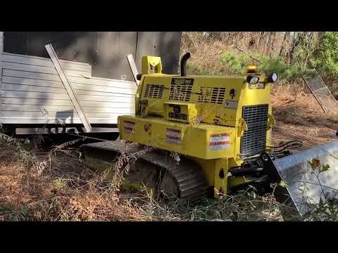 How to move mobile home up the hill