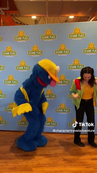 Sesame Place Mardi Gras Storytime with Grover as Chicken Little