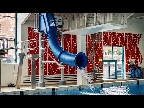 Blue Cannon - Jump Water Slide [NEW 2020] Svømmestadion Danmark