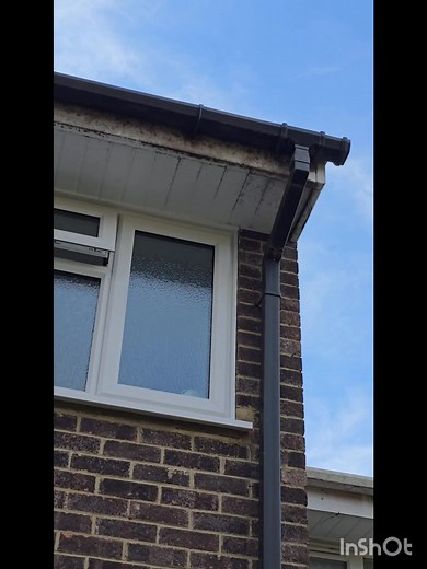 A soffit and fascia clean making all the difference to this property 🤩 gutters cleared out too👌 for all exterior cleaning needs Hydra Exterior Cleaning Solutions cover them all. 07594 325767 or message directly on social media local,competent,insured and very competitive prices. | Hydra Exterior Cleaning Solutions