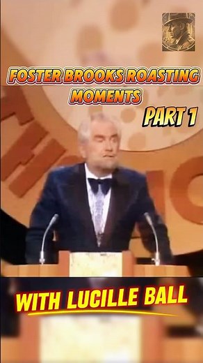 FOSTER BROOKS Roasts Lucille Ball 🍸😂|Dean Martin Show “Man of the Hour” FUNNIEST Moment #shorts