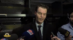 🎥 Tuukka Rask on The Save: "I was tracking it...it's one of those instinct saves. Fun to make a save like that." | Boston Bruins