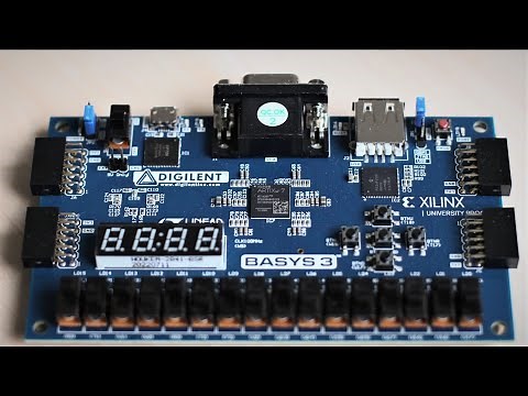 Demo and Box Opening for the Digilent Basys 3 FPGA Development Board
