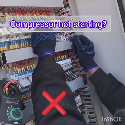 compressor not starting / AC compressor is not working? #accompressor #electrical #ytshorts #actech