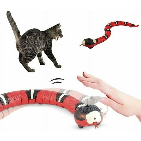 Smart Sensing Snake Toy, Interactive Play Buddy For Cats, Realistic 3D Texture Cat Accessories With Automatic Rear Leg Steering Upon Obstacle Detection, Effortless Interaction For - Walmart.ca