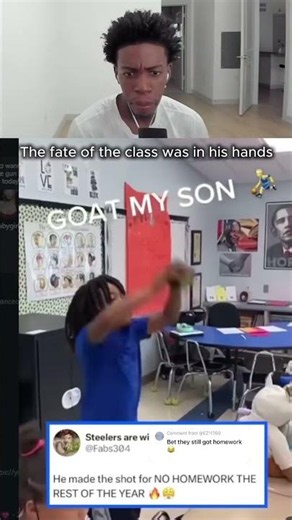 I know the teacher still gave them homework after that