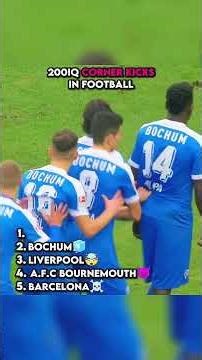 200 IQ Corner Kicks: Unbelievable Goals🤯