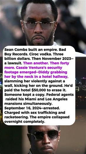 Diddy Threw Her Against That Hotel Wall—Security Footage Exposed 30 Years of Hidden Evil