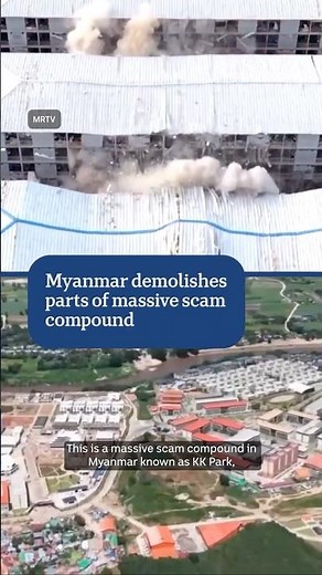 Myanmar demolishes parts of massive scam centre | The World | ABC NEWS