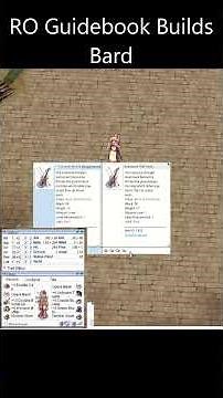 Ragnarok Online Classic - RO Guidebook Bard Build #ragnarokonline #gaming #mmorpg #gameplay