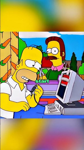 How Homer Uses a Computer! 🤣😂 #simpsons #shorts