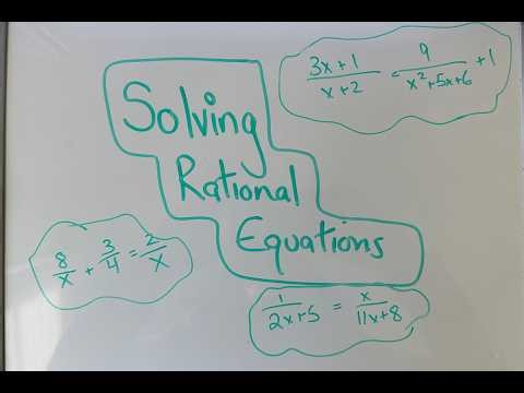 Solving Rational Equations: Multiplying Through by the LCM