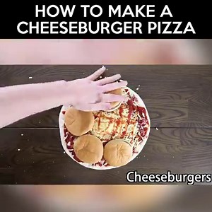 321K views · 3 comments | How to make a cheeseburger pizza Credit: HowToBasic | LOLKidz | Facebook