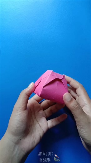 How to make easy cute gift box with paper ✨😱 #diy #craft #paper