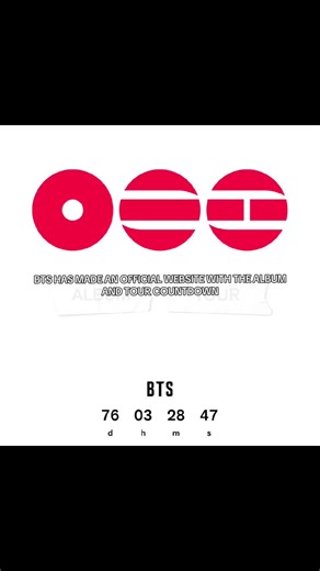 BTS Official Website Launch: Album and Tour Countdown