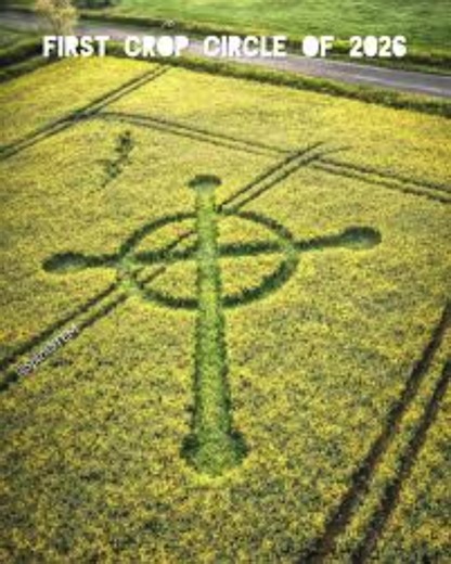 El primer crop circle del 2026 apareció durante Pascua con forma de cruz 🌾✝️ Algunos expertos creen que son hechos por humanos. Otros, que reflejan geometría sagrada y conciencia. Pero si esto fuera, no crees que alguien ya habría hecho un negocio multimillonario con eso? Incluso hay expertos como Robert Grant que creen que las matemáticas son el lenguaje del universo… y honestamente, viendo estos patrones, entiendes por qué. Si te intriga este tema, busca en Youtube el video “Crop Circles and 