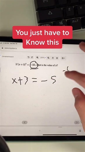Know your cubes. sat math yourbummymathtutor caryhan Math... #Shorts #your.bummy.math.tutor