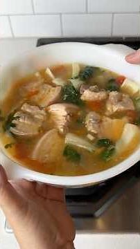Pork Kinamatisan soup #filipinofood