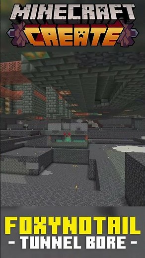 Destroying a Trial Chamber with my Tunnel Bore Timelapse - Minecraft Create Mod #minecraft