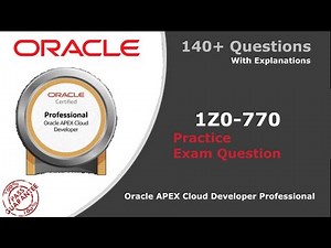 🔥Oracle 1Z0-770 |📋Oracle APEX Cloud Developer Professional Exam 2025 💯Paid Questions Free✅