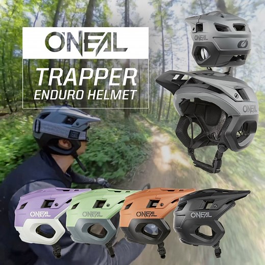 The new O’NEAL TRAPPER MTB Helmet delivers top-tier safety with lightweight Inmold tech, optimized ventilation, and a Fidlock® magnetic buckle for easy, secure fastening. Adjustable fit, matte finish, and EN1078 & CPSC certified. 🔥 Get yours now 👉 https://bit.ly/oneal-trapper | O'Neal