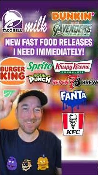 🔥 NEW Fast Food Releases I NEED Immediately 😲 #fastfood #food