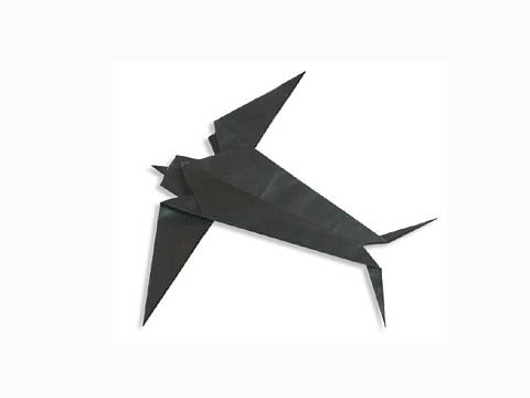 Cách gấp, xếp con chim én bằng giấy origami - Video hướng dẫn xếp hình