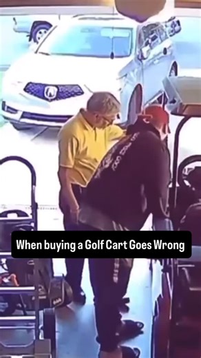 What was he trying to do ?🤣 #golf #golfcart #crash #crashout #golfstagram #golfaddict #fypgolf #theboys #golflife #fyp #fail #grandpa #sale | GolfBy Dan