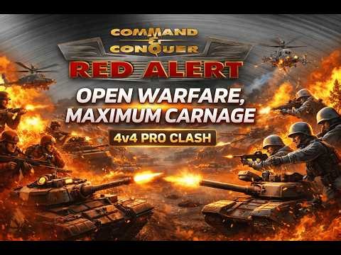 Command & Conquer: Red Alert Remastered — Open Warfare, Maximum Carnage