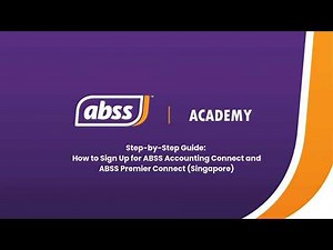 ABSS SG Tutorial | How to Sign Up for ABSS Accounting Connect and ABSS Premier Connect