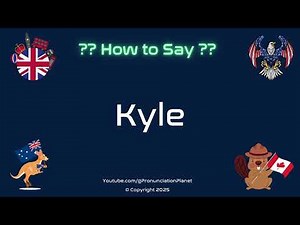 👦🌍 How to Pronounce Kyle? (CORRECTLY) | Pronunciation Planet